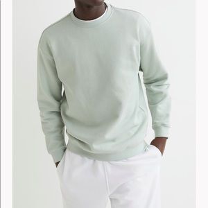 Light green crew neck H&M